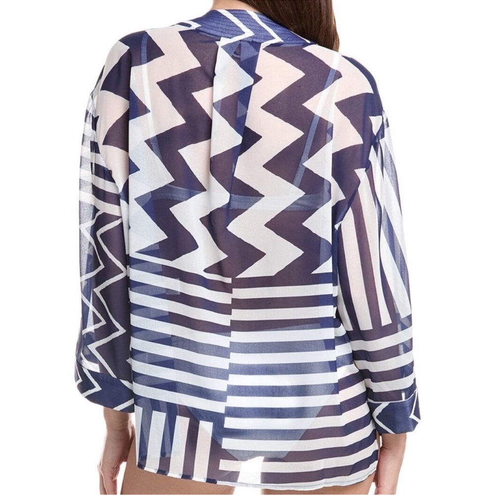 Milly
Milly Patchwork Chevron Top, Medium, NWT, $… - image 3
